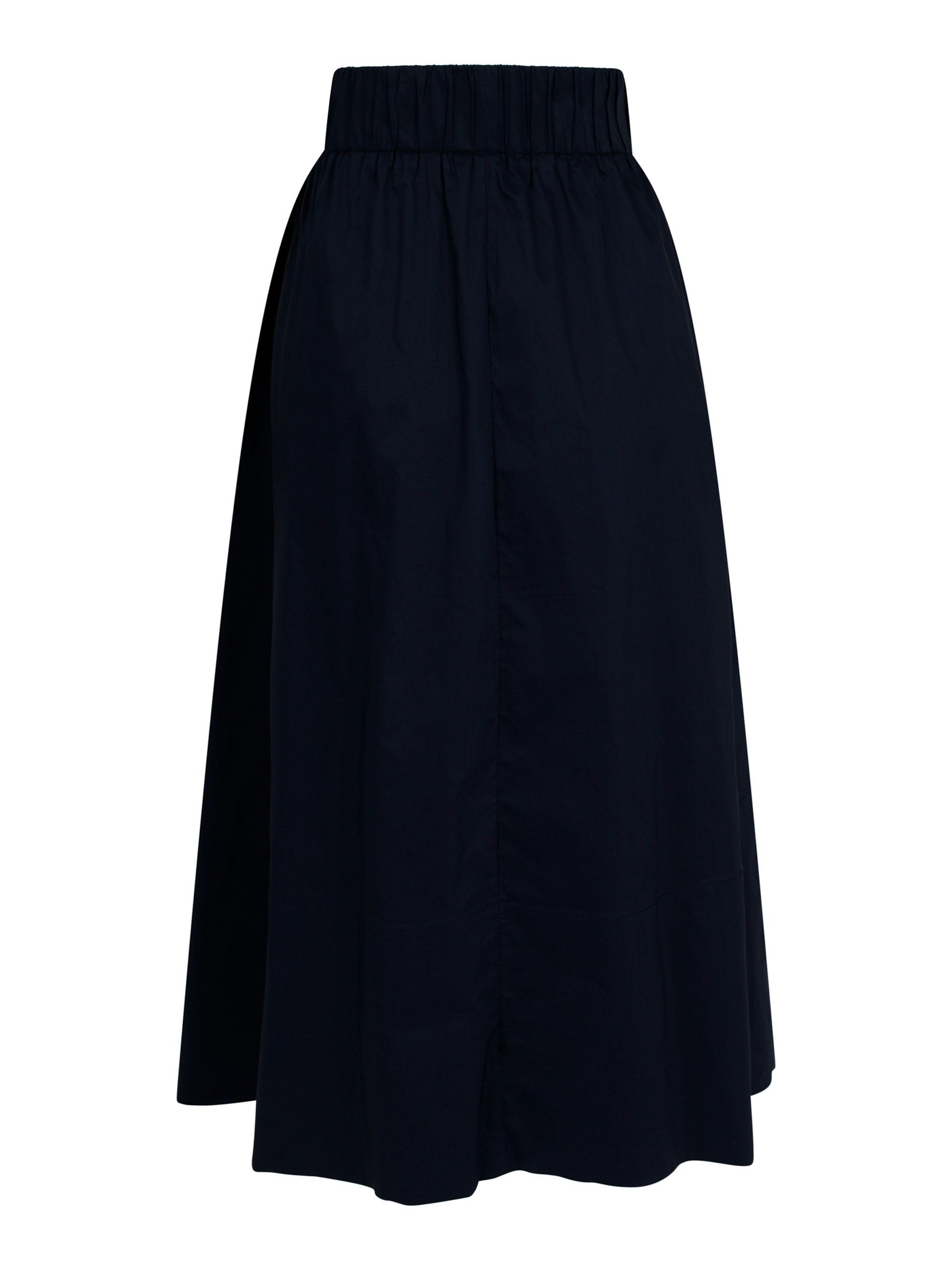 Yara Poplin nederdel - sort